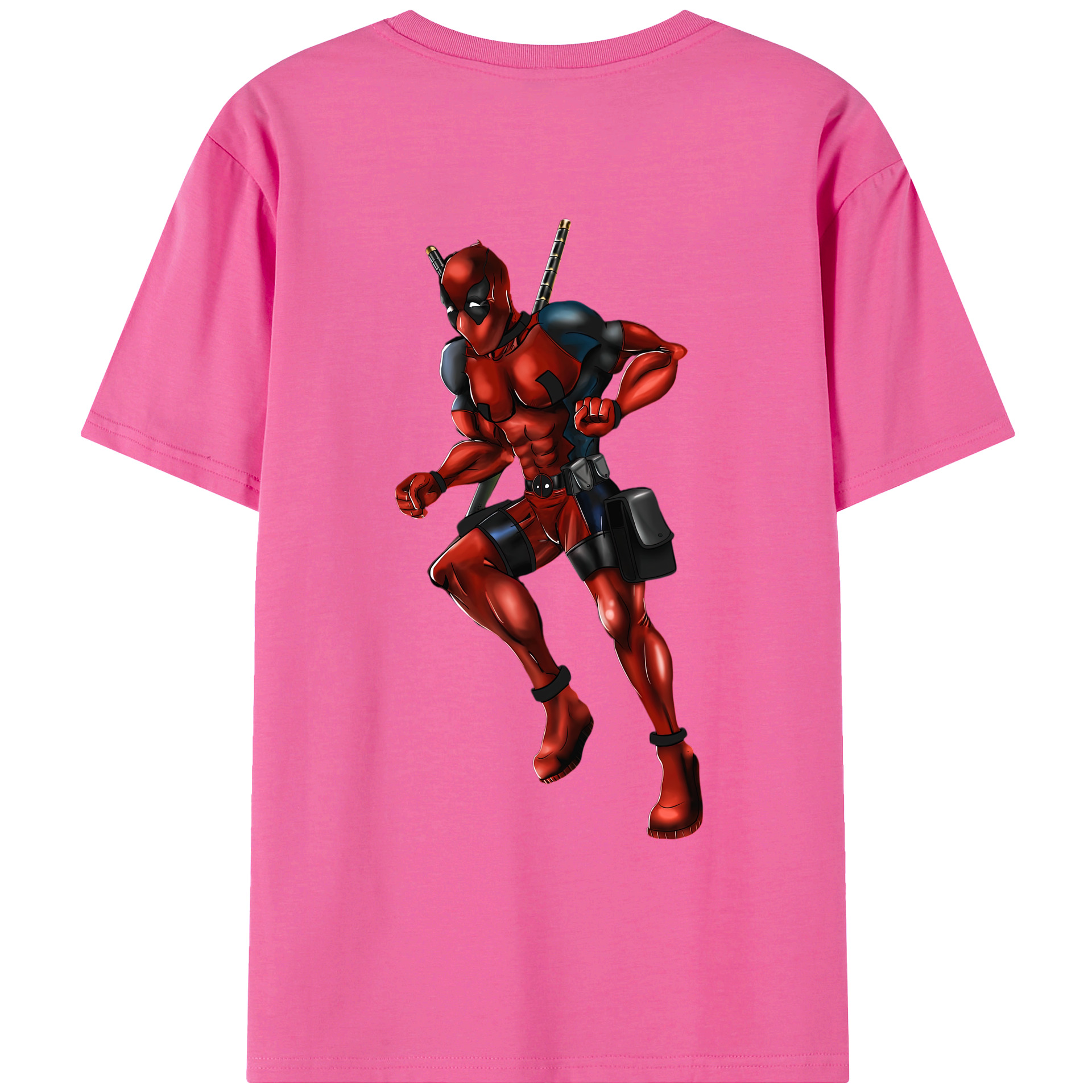 （画像用） Deadpool デッドプール レディース半袖Tシャツ(バックプリント)